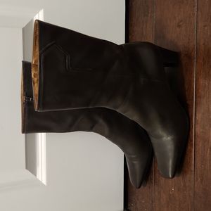 Cole Haan brown leather boots